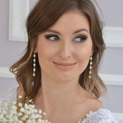 BiżuteriaKolczyki srebrne z perłami słodkowodnymi model Dulce