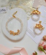 bransoletkiKomplet biżuterii z kryształkami model Rozetta
